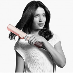 Ίσιωμα μαλλιών Dyson HT01 Airstrait CePk/RoGd, 1600W, Mach 140C, Ιονισμός, 6 επίπεδα θερμοκρασίας, Θωράκιση μαλλιών, Χάλκινο φινίρισμα, Οθόνη LCD, Κεραμικό ροζ/ροζ χρυσό