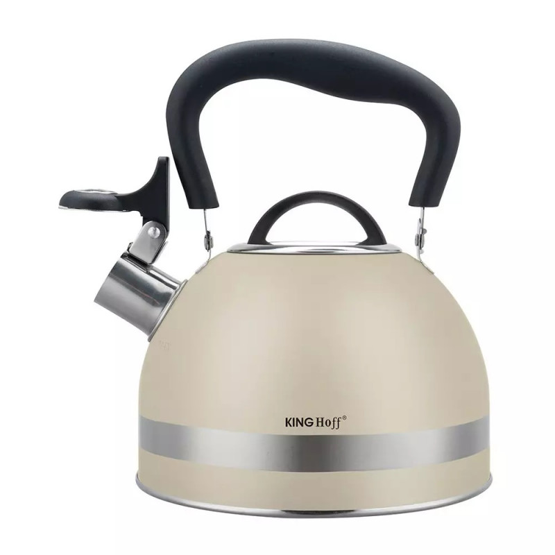 Βραστήρας Kinghoff KH 1854, 1.8 l, Επαγωγή, Θερμομονωμένη λαβή, Μπεζ