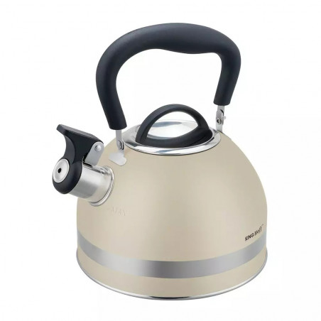 Βραστήρας Kinghoff KH 1854, 1.8 l, Επαγωγή, Θερμομονωμένη λαβή, Μπεζ