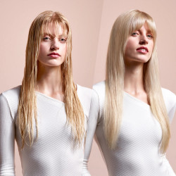 Ισιωτική μαλλιών Dyson HT01 Airstrait StrBz/BhPk 560844-01, 1600W, 140C, Ιονισμός, 6 επίπεδα ταχύτητας, Φιλικό προς τα μαλλιά, Χάλκινη επίστρωση, οθόνη LCD, Φράουλα μπρονζέ