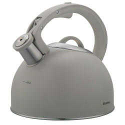 Klausberg KB-7912, 2.5 l, Λαβή με εφέ ξύλου, Επαγωγή, Ανοιχτό γκρι
