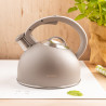 Klausberg KB-7912, 2.5 l, Λαβή με εφέ ξύλου, Επαγωγή, Ανοιχτό γκρι
