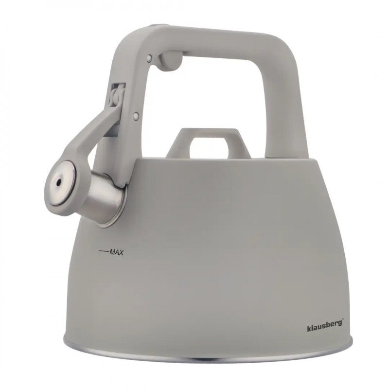 Βραστήρας Klausberg KB 7916, 2.5 l, Θερμομονωμένη λαβή, Επαγωγή, Inox