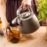 Βραστήρας Klausberg KB 7916, 2.5 l, Θερμομονωμένη λαβή, Επαγωγή, Inox