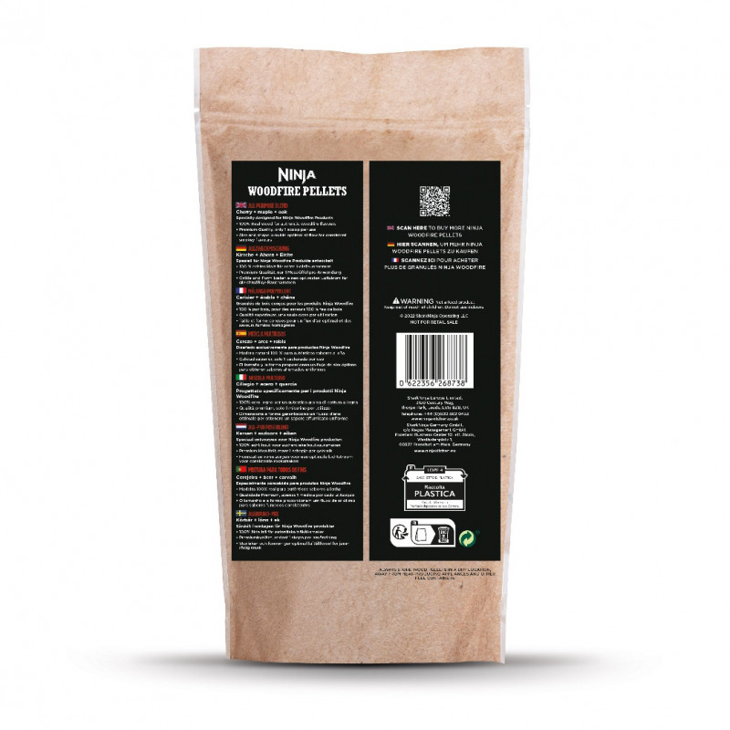 Σφαιρίδια καπνού Ninja All-Purpose Blend XSKOGAPLT2EU, Πλήρως αληθινό ξύλο, Καφέ