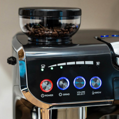 Μηχανή Espreso για mliano cafe και κάψουλες 8 σε 1 Oliver Voltz OV51171L8M, 2672W, 2 λίτρα, 5 προσαρμογείς, 19 bar, Vgradena kafemelachka, Cernen