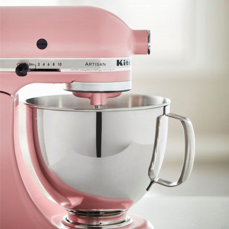 Πλανητικό μίξερ KitchenAid Artisan Elegance 5KSM175PSEDR, 300 W, 4,8 l, Direct drive, 10 ταχύτητες, Ροζ