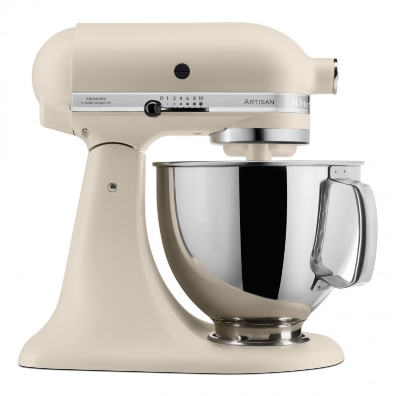 KitchenAid Artisan Elegance 5KSM125EMH Πλανητικό μίξερ, 300W, 4,8 L, Άμεση κίνηση, 10 ταχύτητες, Μπεζ
