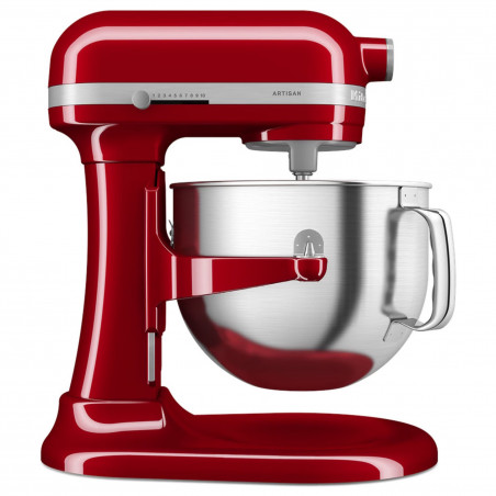 Πλανητικό μίξερ KitchenAid Artisan 5KSM70SHXEER, 375 W, 6,6 L, 10 ταχύτητες, ανύψωση μπολ, κόκκινο