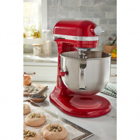Πλανητικό μίξερ KitchenAid Artisan 5KSM70SHXEER, 375 W, 6,6 L, 10 ταχύτητες, ανύψωση μπολ, κόκκινο
