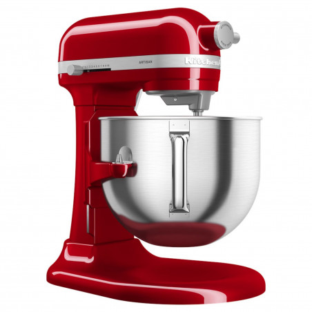 Πλανητικό μίξερ KitchenAid Artisan 5KSM70SHXEER, 375 W, 6,6 L, 10 ταχύτητες, ανύψωση μπολ, κόκκινο