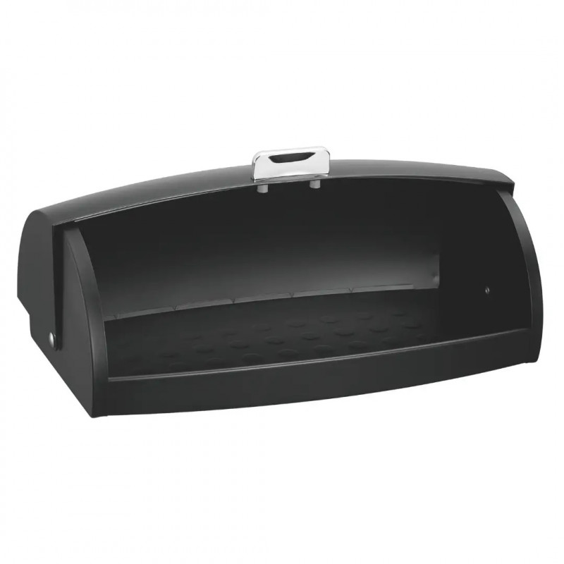 Κουτί ψωμιού Klausberg KB 7931, 45 cm, Εργονομική λαβή, Μεταλλικό, Μαύρο