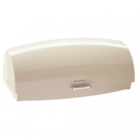 Кутия за хляб Klausberg KB 7932, 45 см, Ергономична дръжка, Метална, Бял
