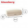 Кутия за хляб Klausberg KB 7932, 45 см, Ергономична дръжка, Метална, Бял