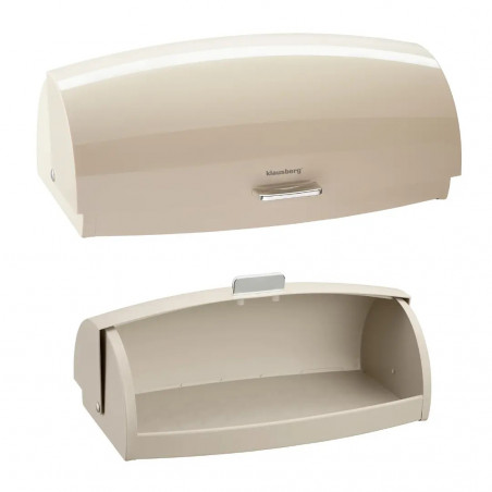 Кутия за хляб Klausberg KB 7932, 45 см, Ергономична дръжка, Метална, Бял