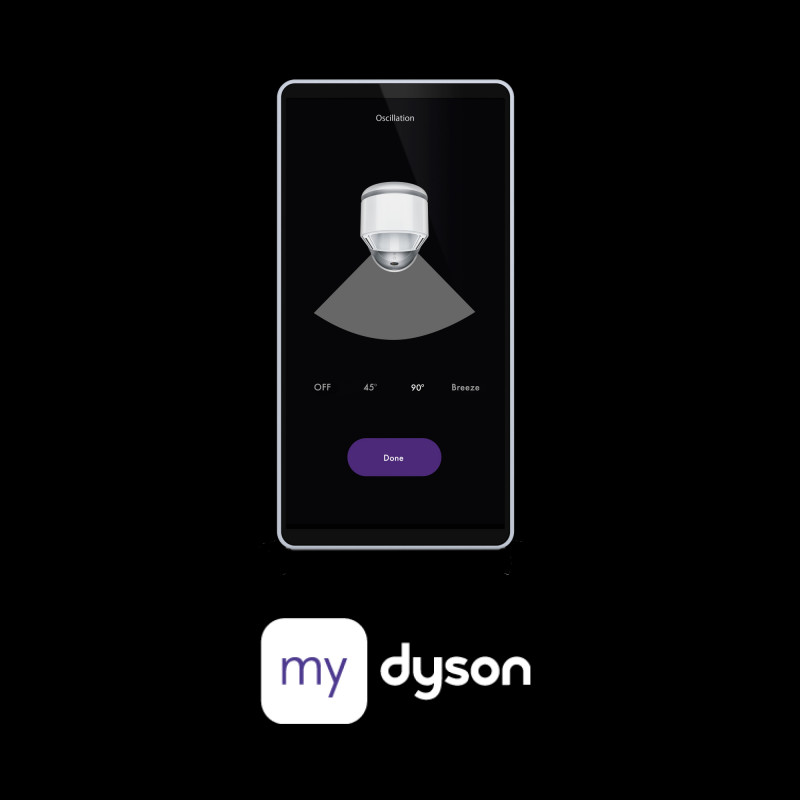 Καθαριστής και ψύκτης αέρα Dyson PC2 De-NOx TP12 Wh/Gd, 40W, 40 m2, 10 ταχύτητες, ταλάντωση, HEPA, MyDyson™, Wi-Fi, LCD, Smart, Φωνητικός έλεγχος, Αυτόματη λειτουργία, Λευκό/Χρυσό