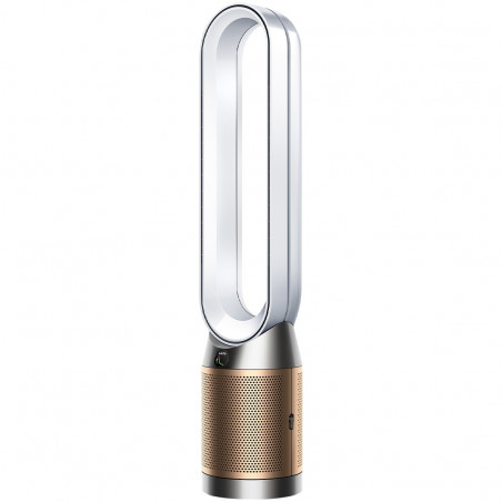 Καθαριστής και ψύκτης αέρα Dyson Cool Formaldehyde™ TP09, 40W, 40 m2, 10 ταχύτητες, ταλάντωση, HEPA, Wi-Fi, LCD, φωνητικός έλεγχος, λευκό/χρυσό