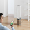 Καθαριστής και ψύκτης αέρα Dyson Cool Formaldehyde™ TP09, 40W, 40 m2, 10 ταχύτητες, ταλάντωση, HEPA, Wi-Fi, LCD, φωνητικός έλεγχος, λευκό/χρυσό