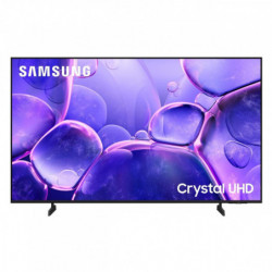 Τηλεόραση Samsung UE55U8072FUXXH, 55'', 138 cm, 3840x2160 UHD 4K, Class G, Smart TV, HDR, Bluetooth, Wi-Fi, Tizen, Μαύρο