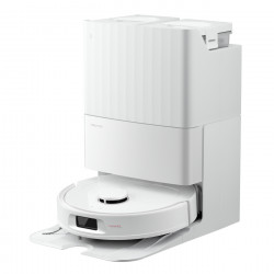 Ρομποτική σκούπα Roborock QR 598, 8000 Pa, 5200 mAh, 60W, 3D χαρτογράφηση, σταθμός φόρτισης, αυτονομία 3 ώρες, λευκό