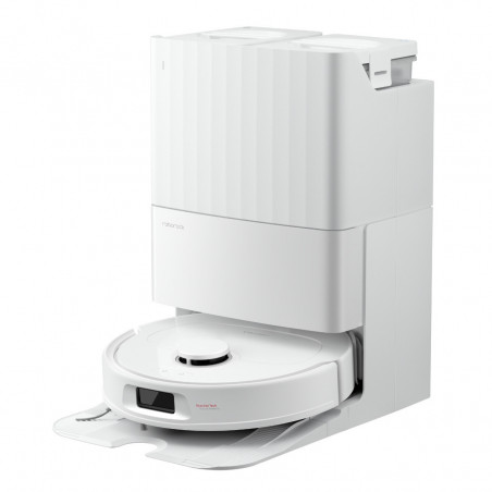 Ρομποτική σκούπα Roborock QR 598, 8000 Pa, 5200 mAh, 60W, 3D χαρτογράφηση, σταθμός φόρτισης, αυτονομία 3 ώρες, λευκό
