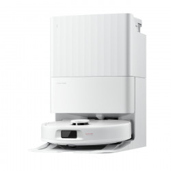 Ρομποτική σκούπα Roborock QR 598, 8000 Pa, 5200 mAh, 60W, 3D χαρτογράφηση, σταθμός φόρτισης, αυτονομία 3 ώρες, λευκό