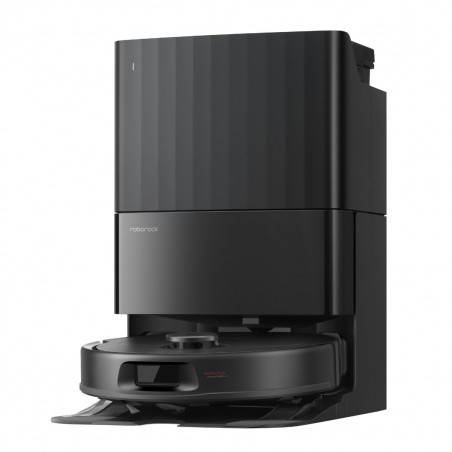 Ρομποτική σκούπα Roborock QR 598, 8000 Pa, 5200 mAh, 60W, 3D χαρτογράφηση, Σταθμός φόρτισης, Αυτονομία 3 ώρες, Μαύρο