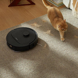 Ρομποτική σκούπα Roborock QR 598, 8000 Pa, 5200 mAh, 60W, 3D χαρτογράφηση, Σταθμός φόρτισης, Αυτονομία 3 ώρες, Μαύρο