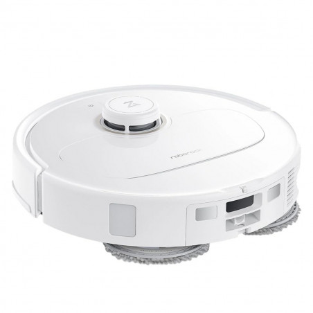 Ρομποτική ηλεκτρική σκούπα Roborock Q Revo Max V, 7000Pa, 180 λεπτά, 300 m2, Στεγνό/Μικρό, Wi-Fi, PreciSense® LiDAR + Reactive AI, Φωνητικός βοηθός, Λευκό