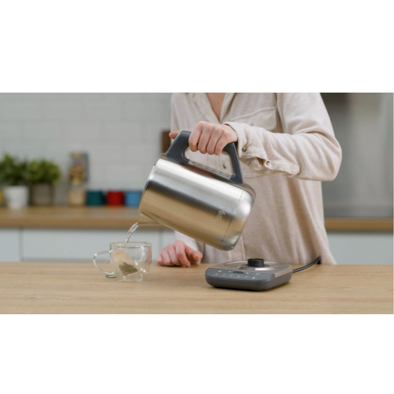 Ηλεκτρικός βραστήρας Ninja KT201EU, 3000W, 1,7L, Γρήγορο βρασμό, Συντήρηση θερμοκρασίας, Έξυπνες ρυθμίσεις, Φωτισμός, Ανοξείδωτο