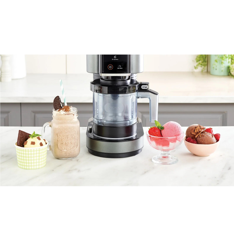 Παγωτομηχανή Ninja NC300EU, 800W, 7 προγράμματα, χωρητικότητα κούπας παγωτού 473 ml, Μαύρο
