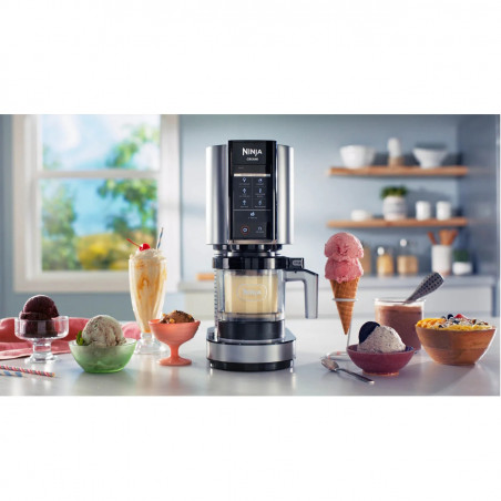 Παγωτομηχανή Ninja NC300EU, 800W, 7 προγράμματα, χωρητικότητα κούπας παγωτού 473 ml, Μαύρο