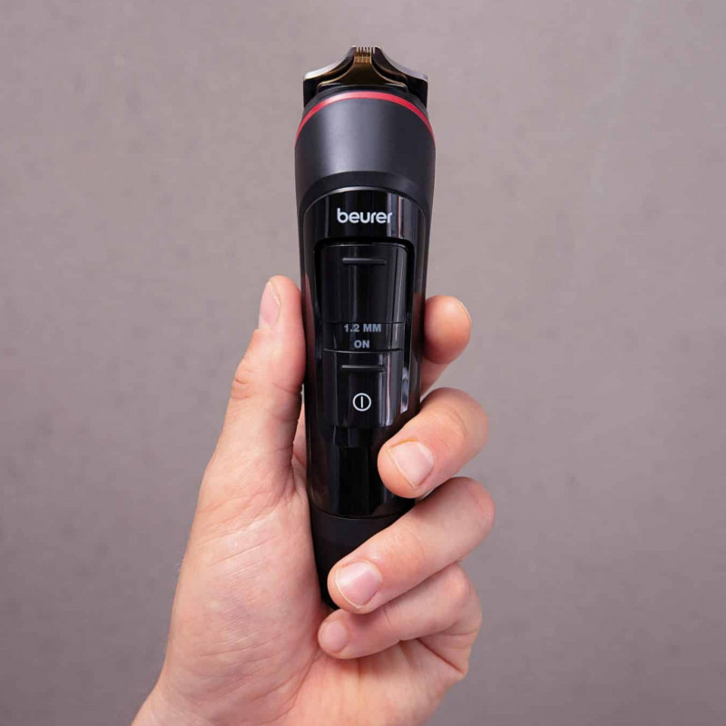 Beurer MN9X Πολυλειτουργικό χορτοκοπτικό, 800 mAh, Έως 90 λεπτά, LED, IPX7, 11 εξαρτήματα, Γρήγορη φόρτιση, Μαύρο