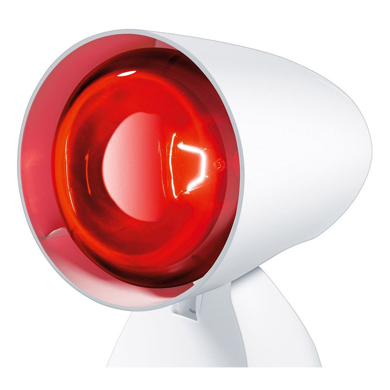 Λαμπτήρας υπερύθρων Beurer IL 11, 100W, 5 μοίρες κλίσης, Προστασία, Μυϊκή ένταση, Κρύο, CE, Λευκό