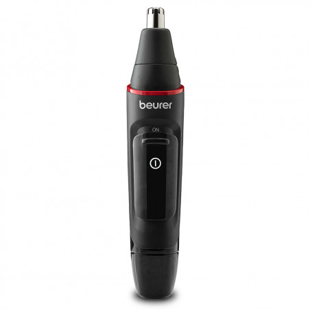 Trimmer μύτης και αυτιών Beurer MN3X, λεπίδες Inox, 3 εξαρτήματα, 3 μήκη, IPX4, Μαύρο