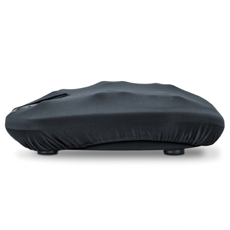 Μασάζ Beurer FM 70, 36W, Shiatsu, πλάτη και πόδια, 18 κεφαλές, 3 ταχύτητες, Θέρμανση, Κάλυμμα, Μαύρο