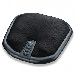 Μασάζ Beurer FM 70, 36W, Shiatsu, πλάτη και πόδια, 18 κεφαλές, 3 ταχύτητες, Θέρμανση, Κάλυμμα, Μαύρο