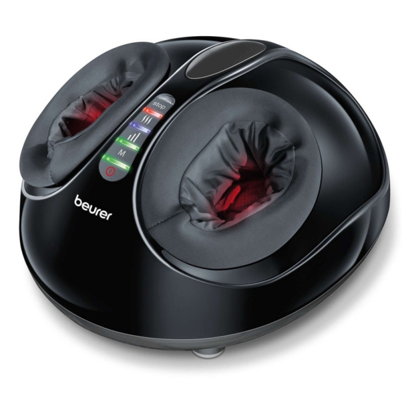 Μασάζ σιάτσου Beurer FM 90, 48W, Συμπίεση αέρα, Ρεφλεξολογία, 24 κεφαλές, 3 προγράμματα, Μέχρι 46 №, Μαύρο