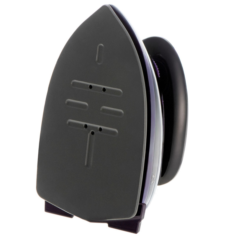 Adler AD 5049 Σίδερο ατμού ταξιδιού, 420W, 30 ml, κεραμική πλάκα, σιδέρωμα με ατμό και στεγνό σιδέρωμα, μαύρο/μωβ