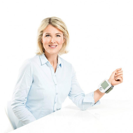 Beurer BC 44 Παρακολούθηση αρτηριακής πίεσης, ένδειξη αρρυθμίας και κινδύνου, μνήμη ανά εφαρμογή, 2 x AAA, 14-19,5 cm, λευκό