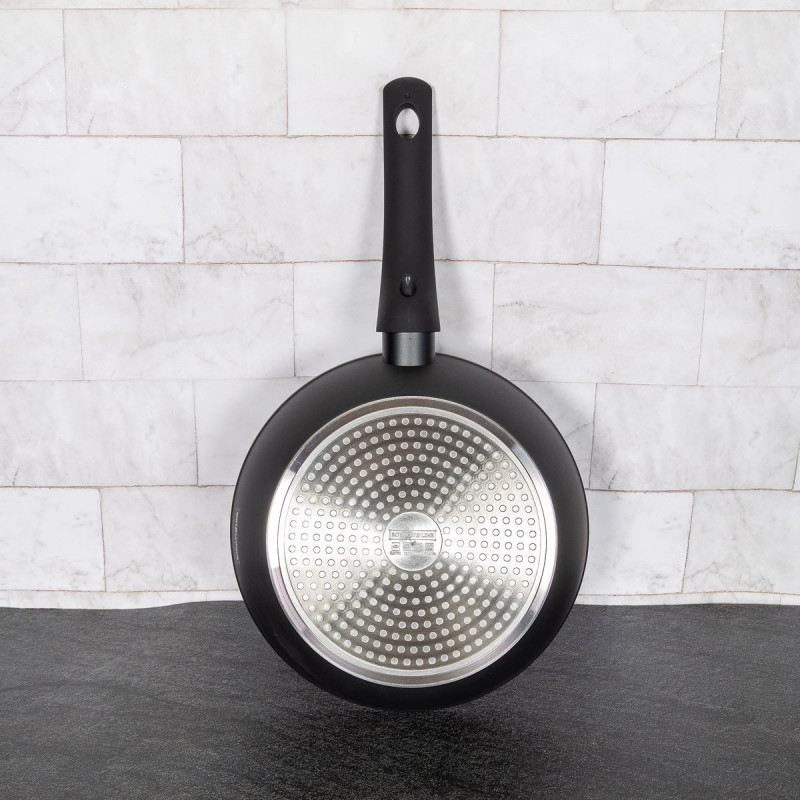 Σετ κατσαρολών και τηγανιών Royalty Line FD10, 10 τεμαχίων, Χυτό αλουμίνιο, επίστρωση μαρμάρου Greblon, Επαγωγή, Μαύρο