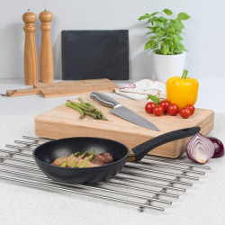 Σετ κατσαρολών και τηγανιών Royalty Line FD10, 10 τεμαχίων, Χυτό αλουμίνιο, επίστρωση μαρμάρου Greblon, Επαγωγή, Μαύρο