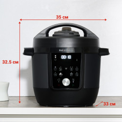 Instant Pot Plus 60 WiFi, 1000W, 5,7 l, 9 προγράμματα, έλεγχος WiFi, οθόνη LCD, Ανοξείδωτο, Μαύρο