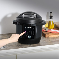 Instant Pot Plus 60 WiFi, 1000W, 5,7 l, 9 προγράμματα, έλεγχος WiFi, οθόνη LCD, Ανοξείδωτο, Μαύρο