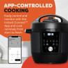 Instant Pot Plus 60 WiFi, 1000W, 5,7 l, 9 προγράμματα, έλεγχος WiFi, οθόνη LCD, Ανοξείδωτο, Μαύρο