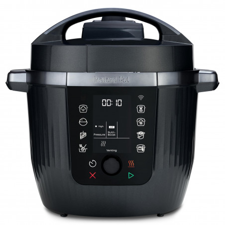 Instant Pot Pro Max 60 WiFi, 1200W, 5,7 L, 10 προγράμματα, Nutriboost, έλεγχος WiFi, οθόνη LCD, Ανοξείδωτο, Μαύρο