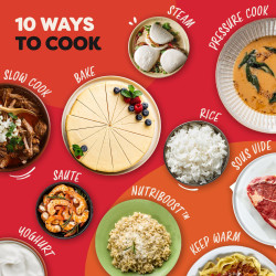 Instant Pot Pro Max 60 WiFi, 1200W, 5,7 L, 10 προγράμματα, Nutriboost, έλεγχος WiFi, οθόνη LCD, Ανοξείδωτο, Μαύρο