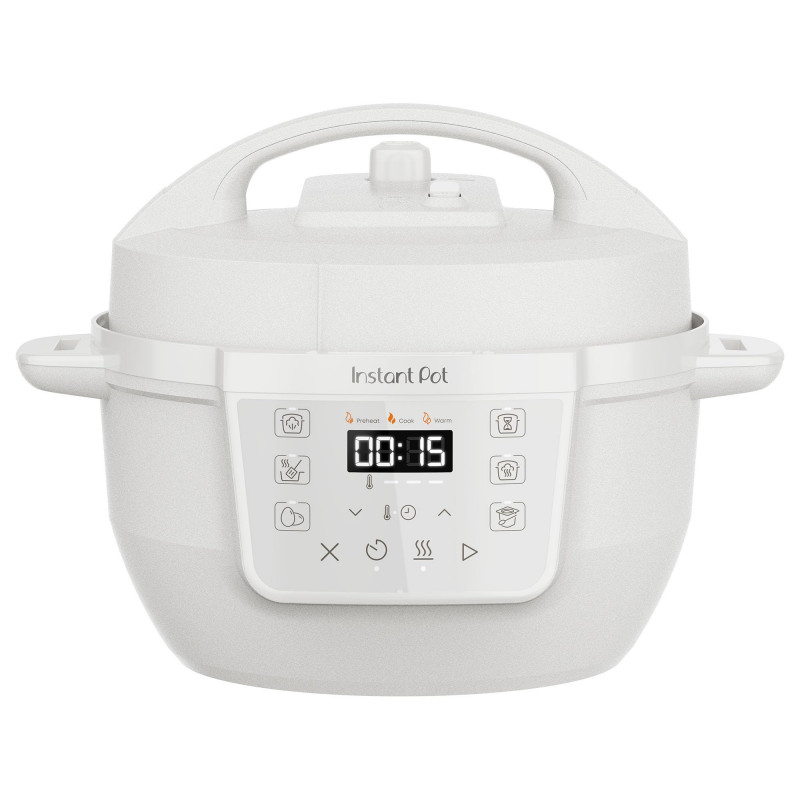 Instant Pot Classic Mini 140800801, 800W, 3.8 l, 7 προγράμματα, αγαπημένα κουμπιά, οθόνη LCD, Ανοξείδωτο, Λευκό
