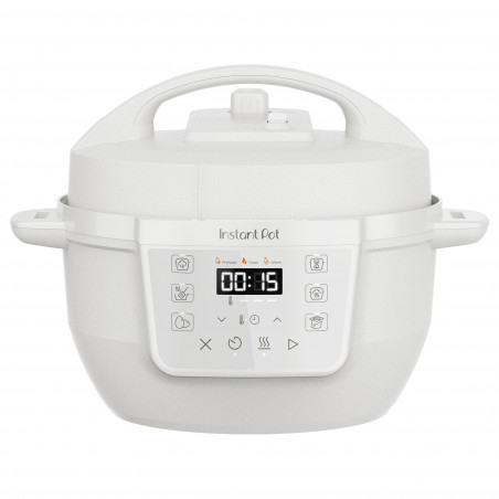 Instant Pot Classic Mini 140800801, 800W, 3.8 l, 7 προγράμματα, αγαπημένα κουμπιά, οθόνη LCD, Ανοξείδωτο, Λευκό