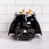 Τοστιέρα Uncanny Brands Darth Vader, 650W, ρυθμιζόμενο ψήσιμο, αυθεντικοί ήχοι και φώτα Star Wars, μαύρο